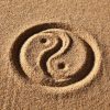 Yin & Yang in Sand