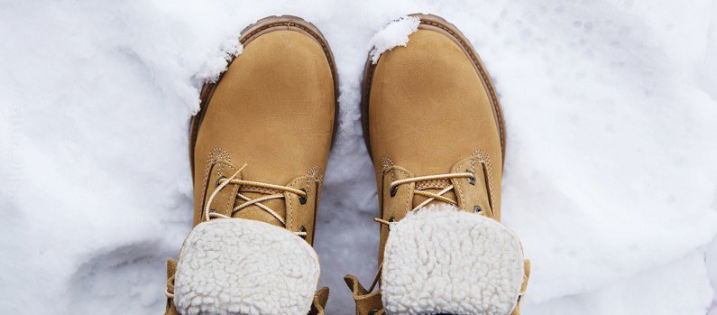 Stiefel im Schnee